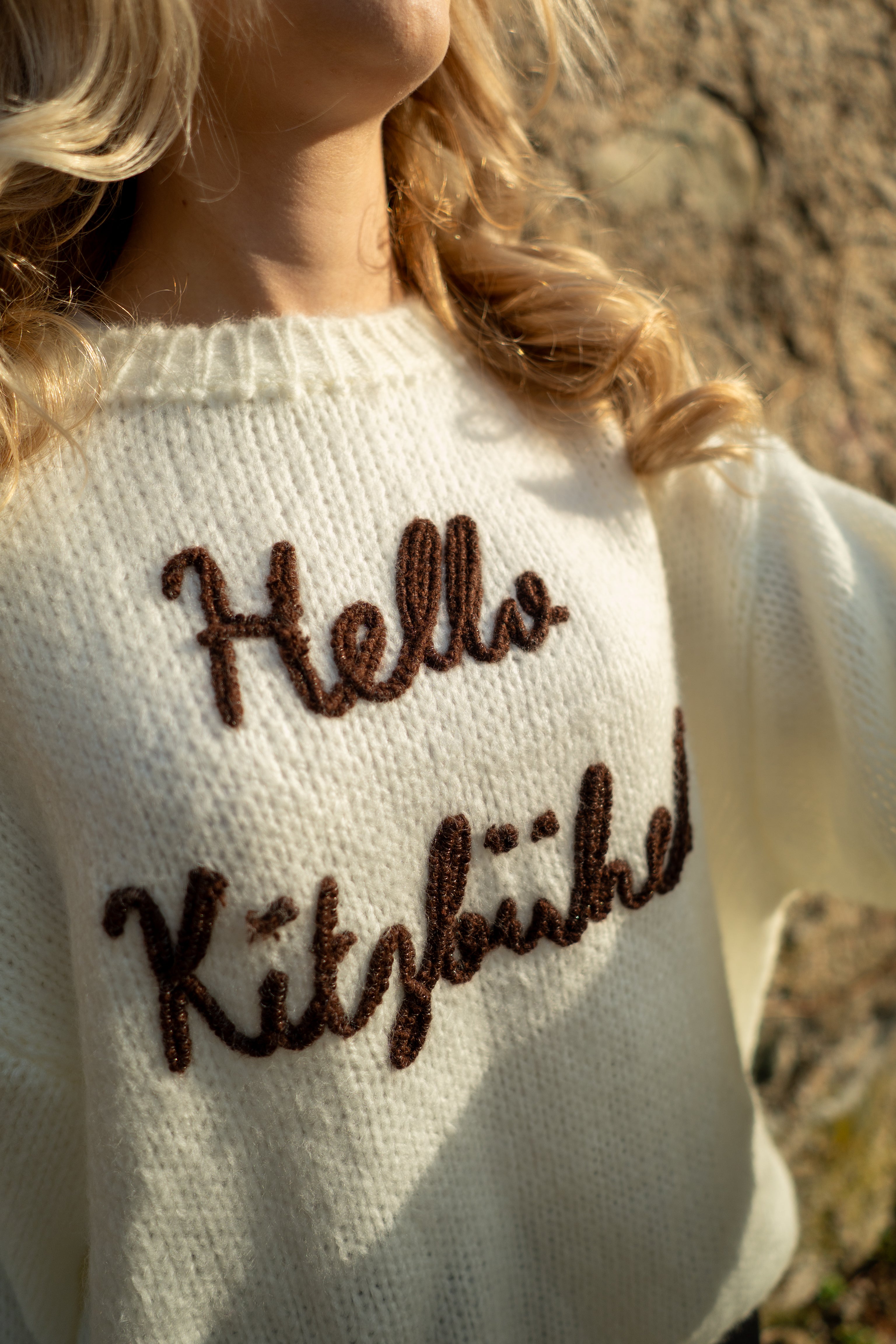 The Streif — White Ember Brown Font